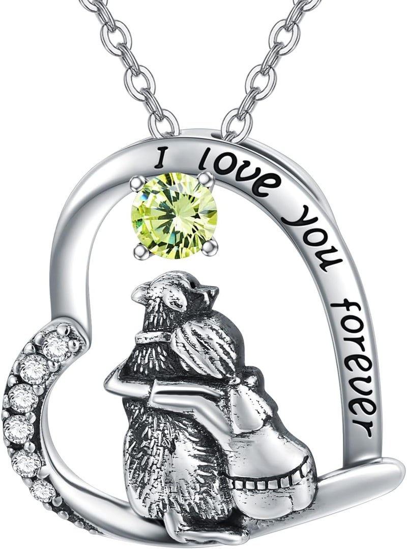 SIMONLY Store Mothers Day Gifts 925 Sterling Silver Dog Necklace Dog Pendant Necklace for Girls Dog Memorial Jewelry Gifts for Women Dog Lovers - Image 1